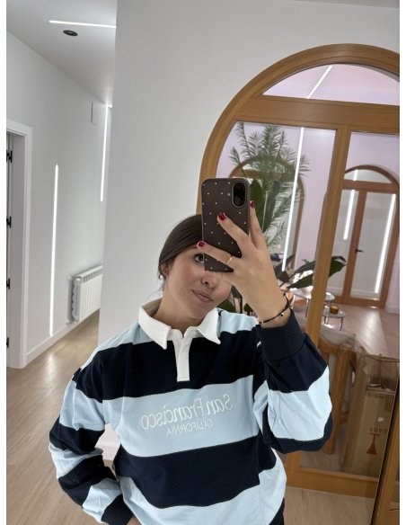 SUDADERA RAYAS SAN FRANCISCO