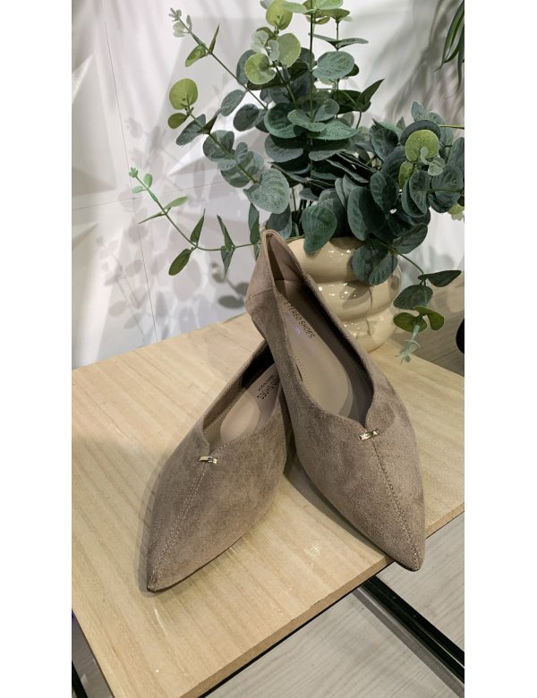 BAILARINA ANTE TAUPE DETALLE