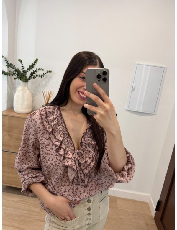 BLUSA FLORES VOLANTE