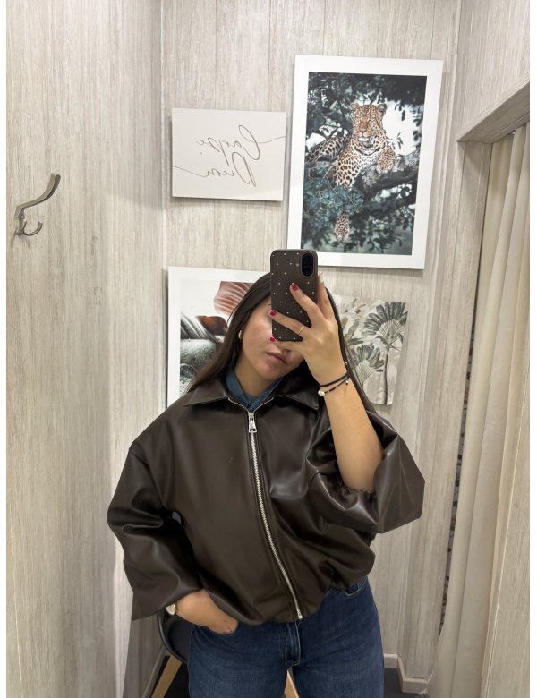 CHAQUETA BOMER POLIPIEL