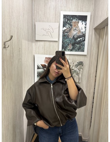 CHAQUETA BOMER POLIPIEL