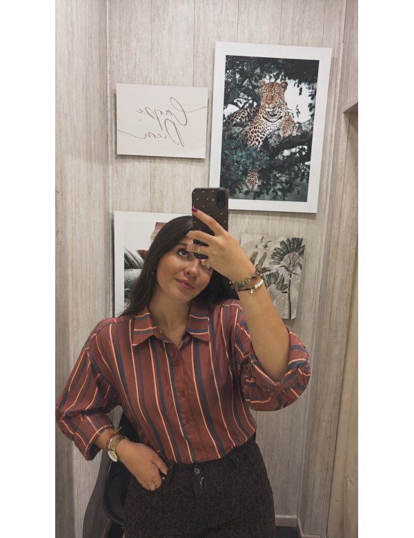 CAMISA FLUIDA RAYAS