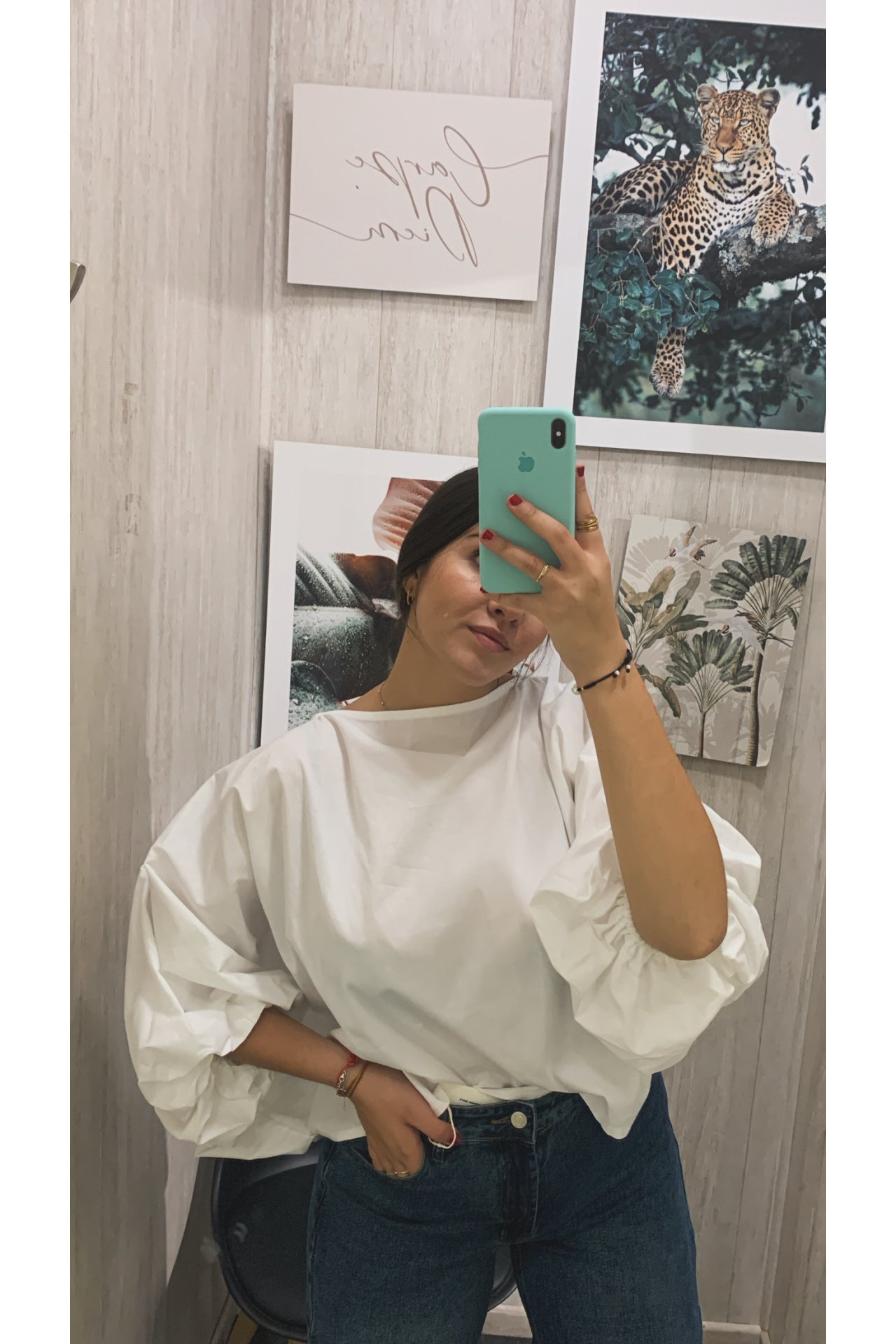 BLUSA MANGA GLOBO