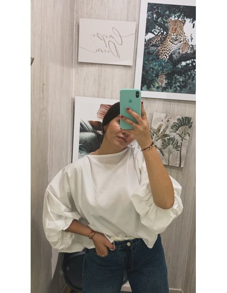 BLUSA MANGA GLOBO