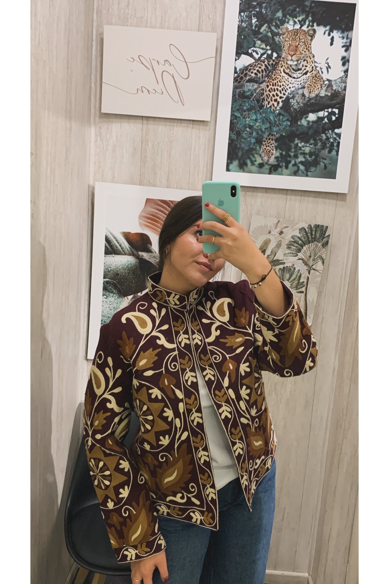 CHAQUETA BORDADA ACOLCHADA