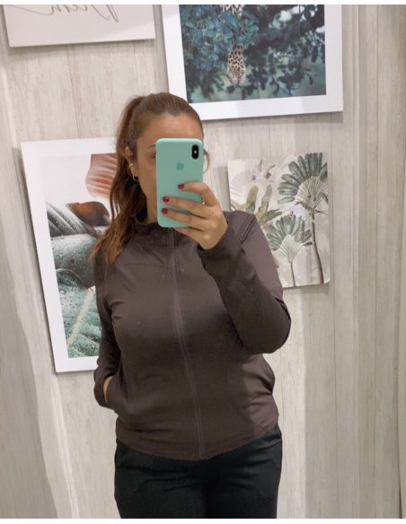 SUDADERA LICRA CREMALLERA