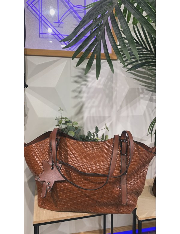 BOLSO TRENZADO ESTRELLA