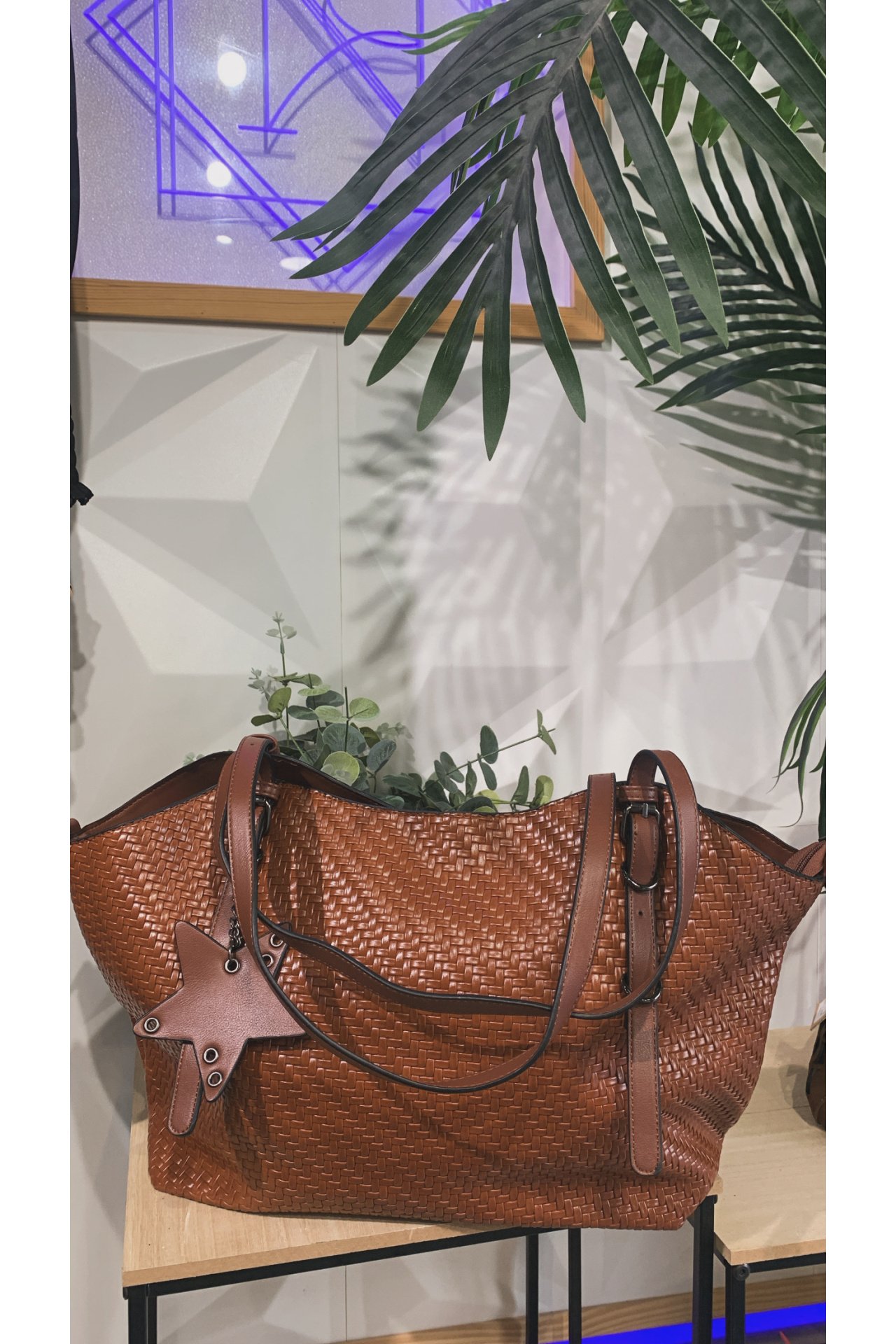 BOLSO TRENZADO ESTRELLA