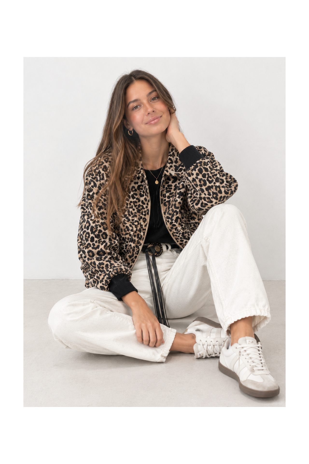 BOMBER LEOPARDO ACOLCHADA