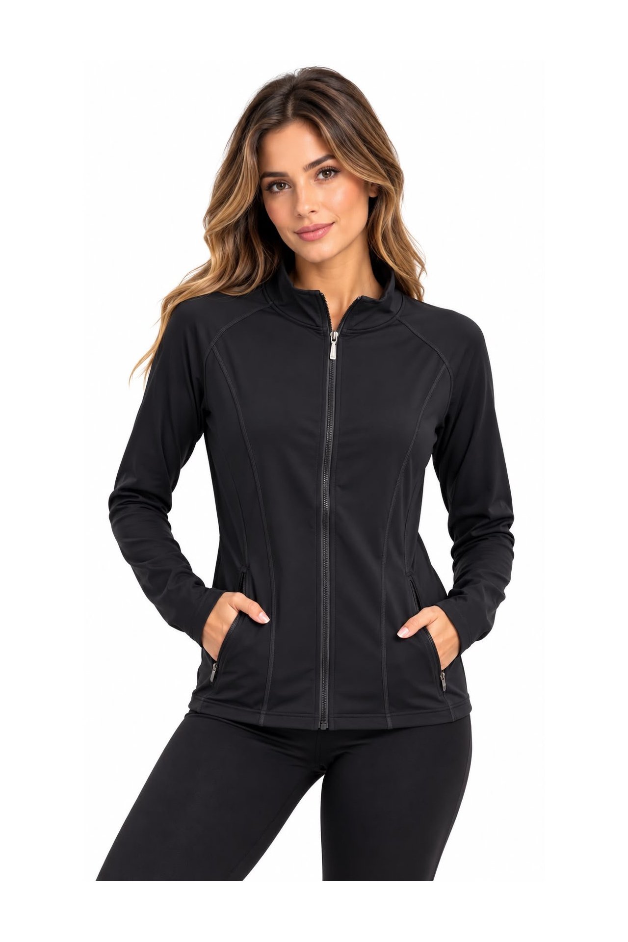 SUDADERA LICRA BOLSILLOS