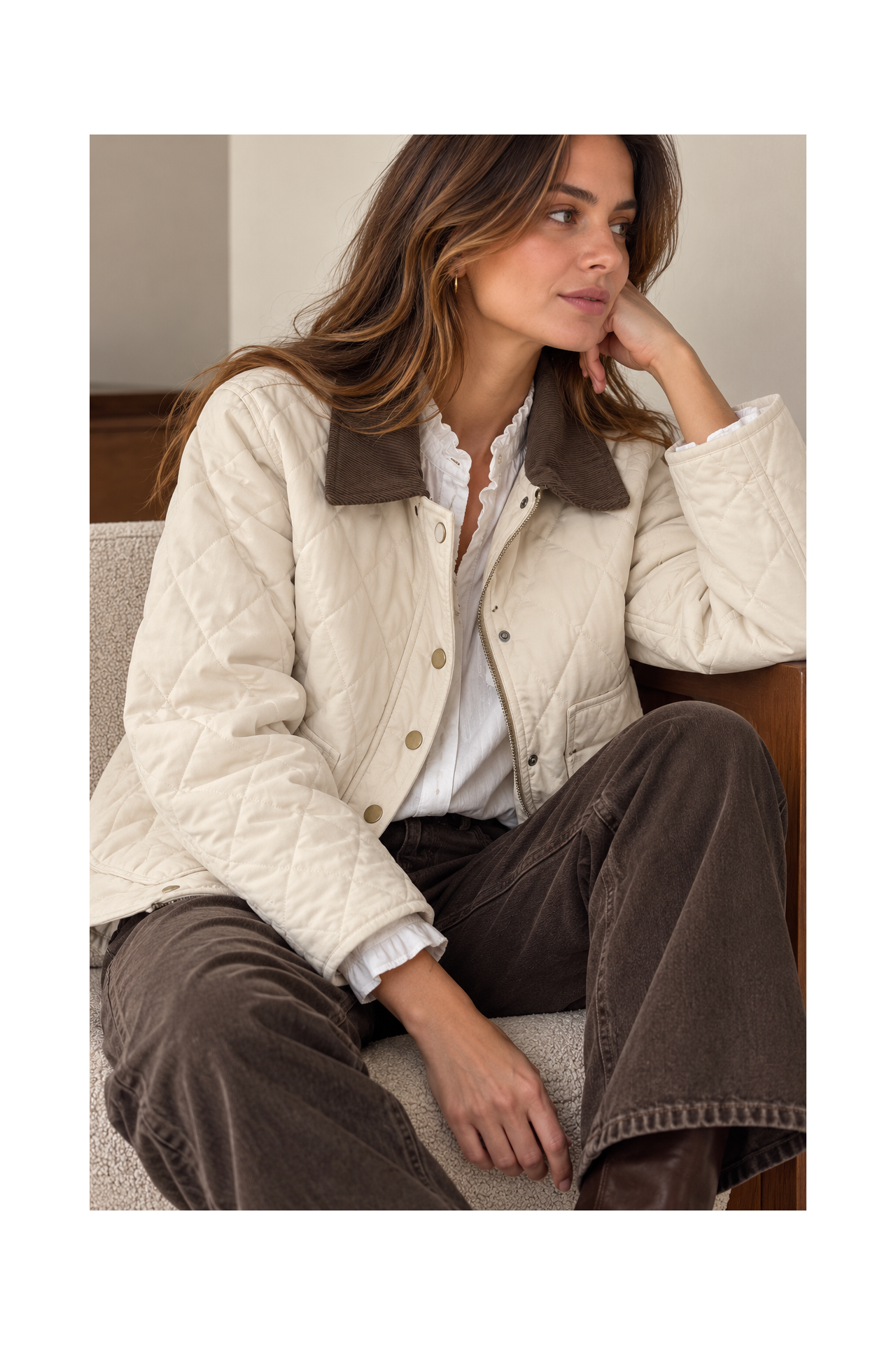 BARBOUR ACOLCHADO BOTONES