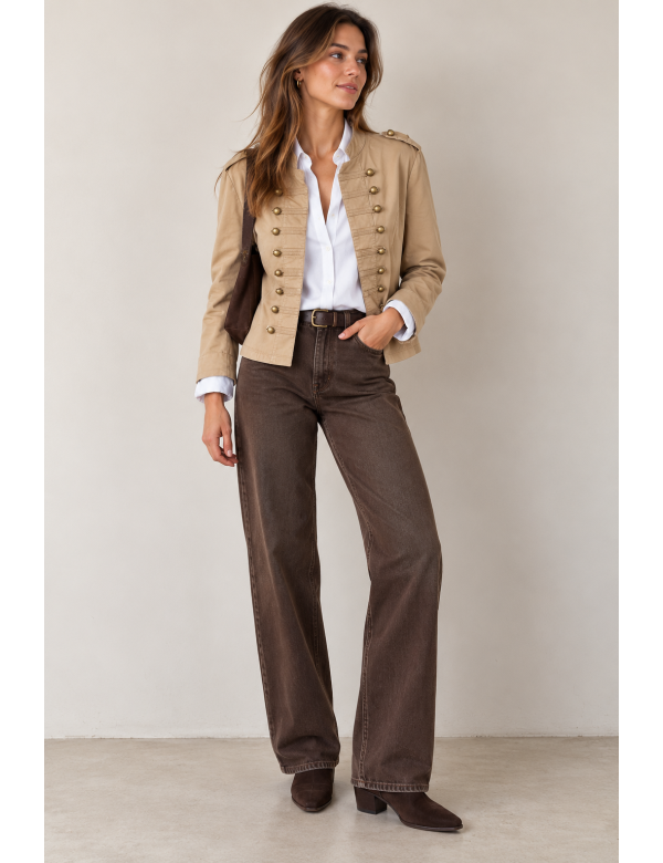 CHAQUETA FINA BOTONES